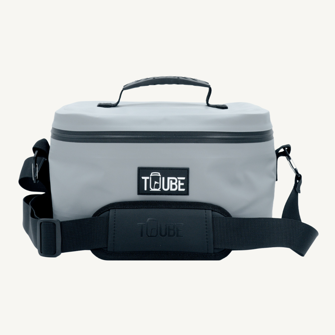 Tuube Lunch Box 6L - Grey - Front View