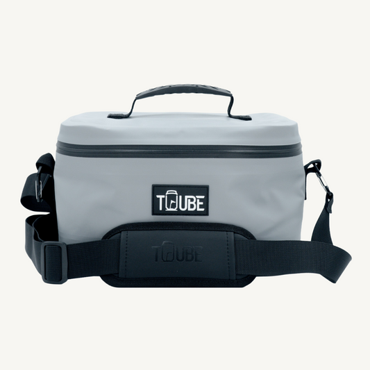Tuube Lunch Box 6L - Grey - Front View