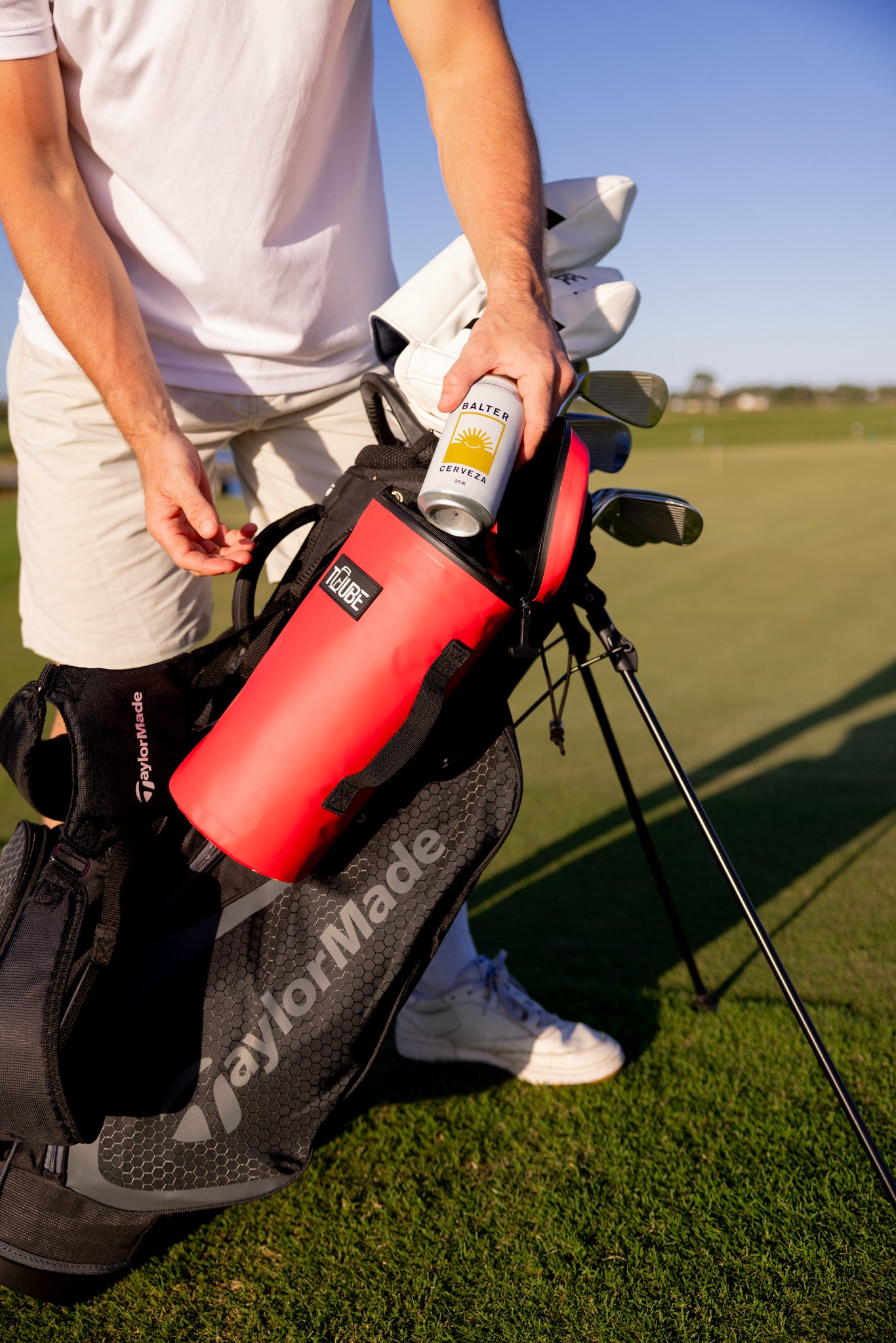 Tuube cooler bag - Red - Front view