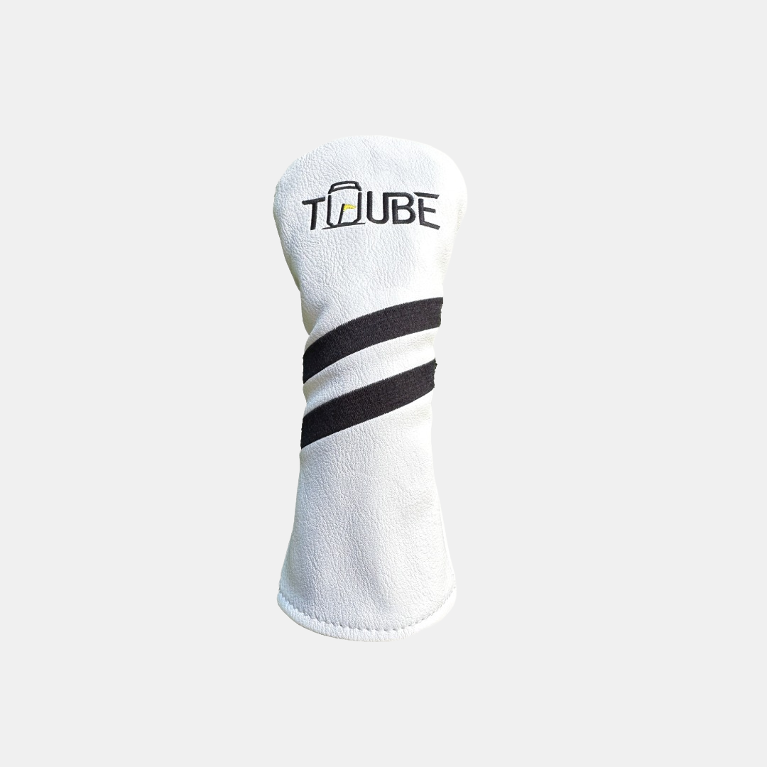 Tuube fairway wood head cover, premium material with soft scuff-preventing inner lining, numbered club identification tab included