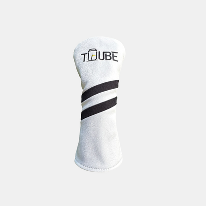 Tuube fairway wood head cover, premium material with soft scuff-preventing inner lining, numbered club identification tab included