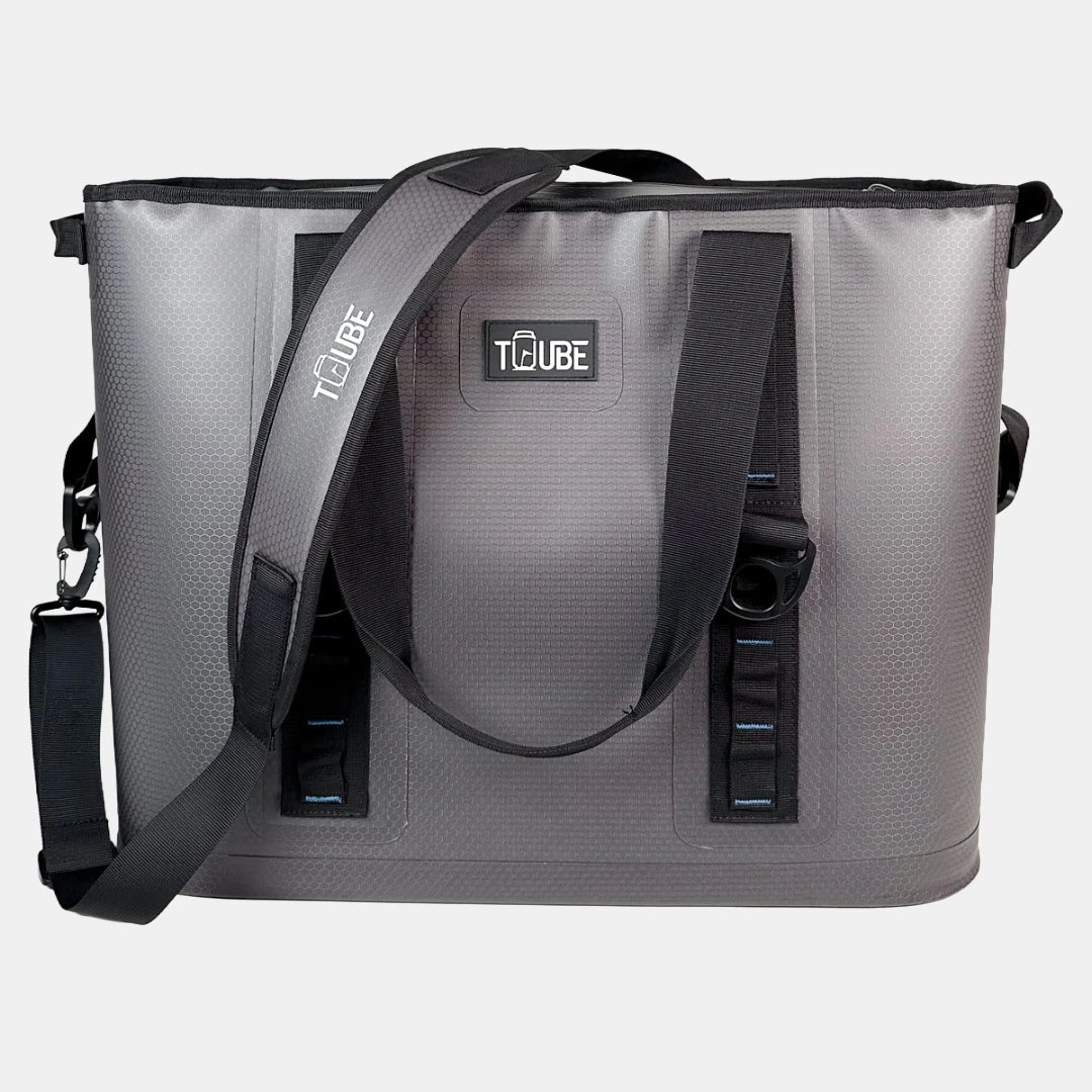 Tuube Traveller 36L large leakproof cooler bag, EVA 25mm insulation keeps ice 3 days, 58cm x 25cm x 43cm, for trips and events