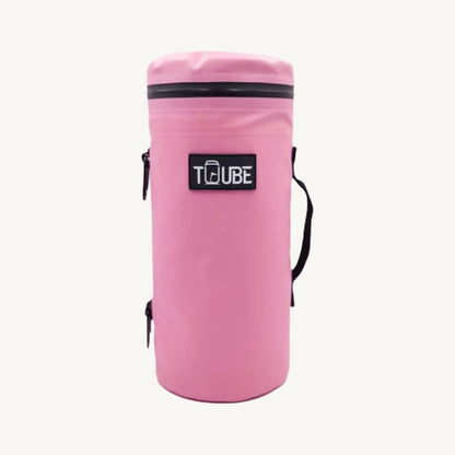 Tuube Cooler Bag 2.0 Pink - Front view - Insulated cooler bag for Golf