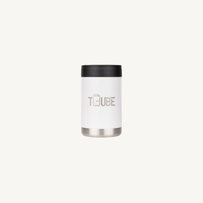 Tuube Stainless Steel Cooler White - Front view - Golf essential