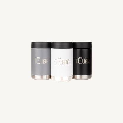 Tuube Stainless Steel Cooler Color Variations "Black, White and Grey" - Golf essential